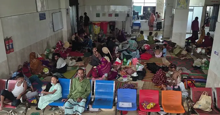 হাসপাতালের নিউমোনিয়ায় আক্রান্ত ভর্তি হওয়া শিশু